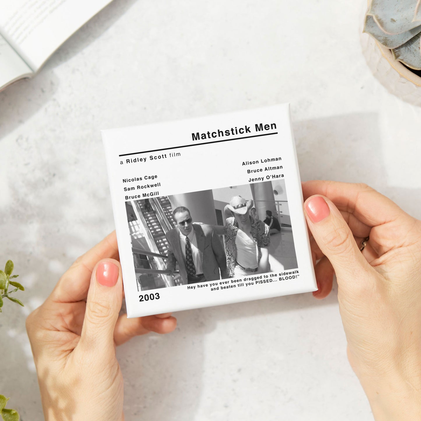 Matchstick Men Movie Film Coaster