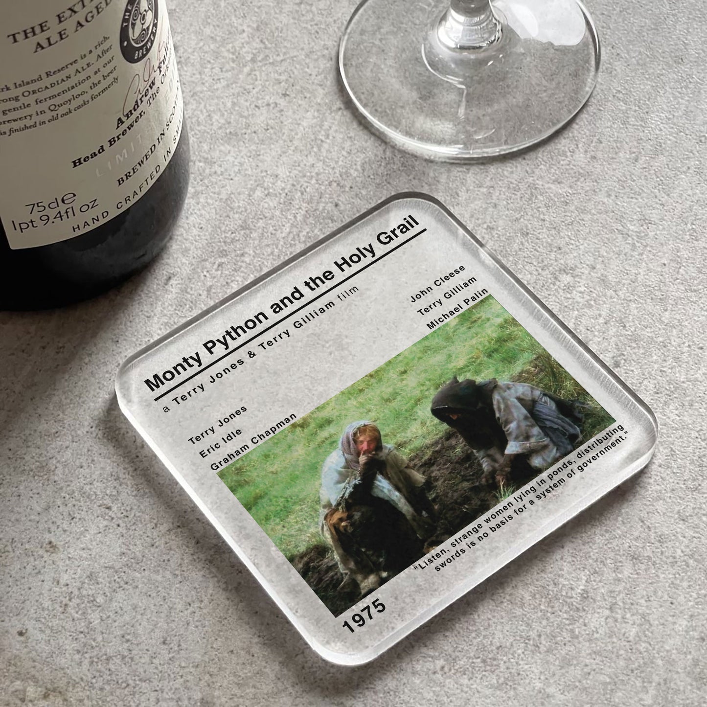 Monty Python and The Holy Grail Movie Film Coaster