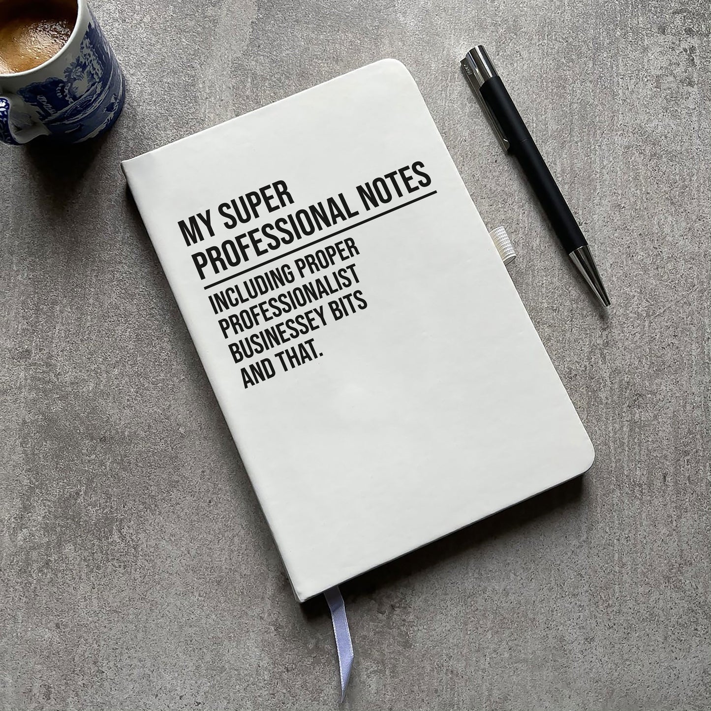 Funny Personalised "My Super Professional..." Notebook