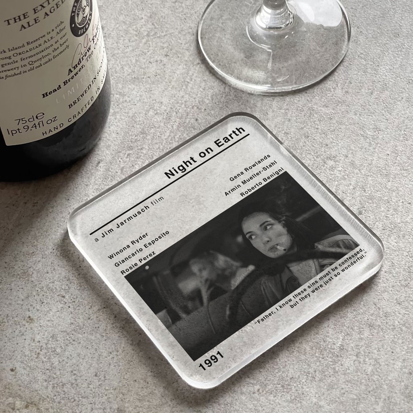 Night On Earth Movie Film Coaster