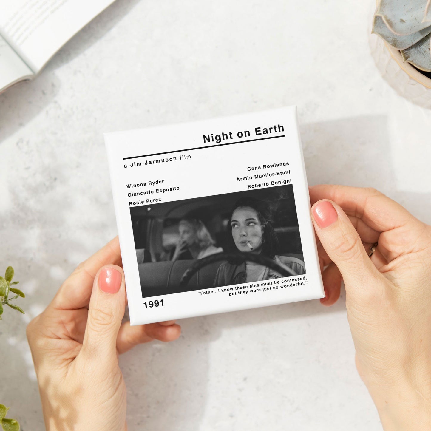 Night On Earth Movie Film Coaster