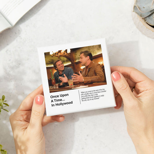 Once Upon A Time In Hollywood Movie Drinks Coaster