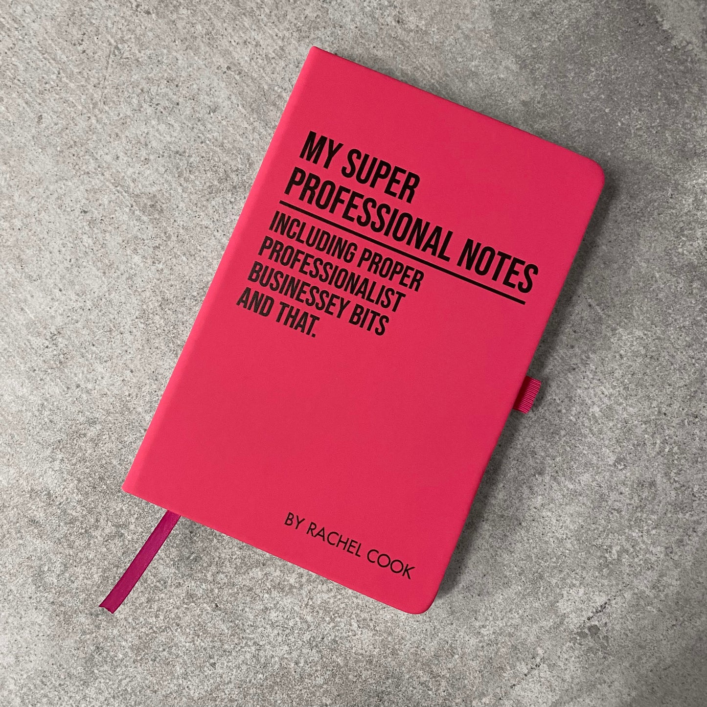 Funny Personalised "My Super Professional..." Notebook