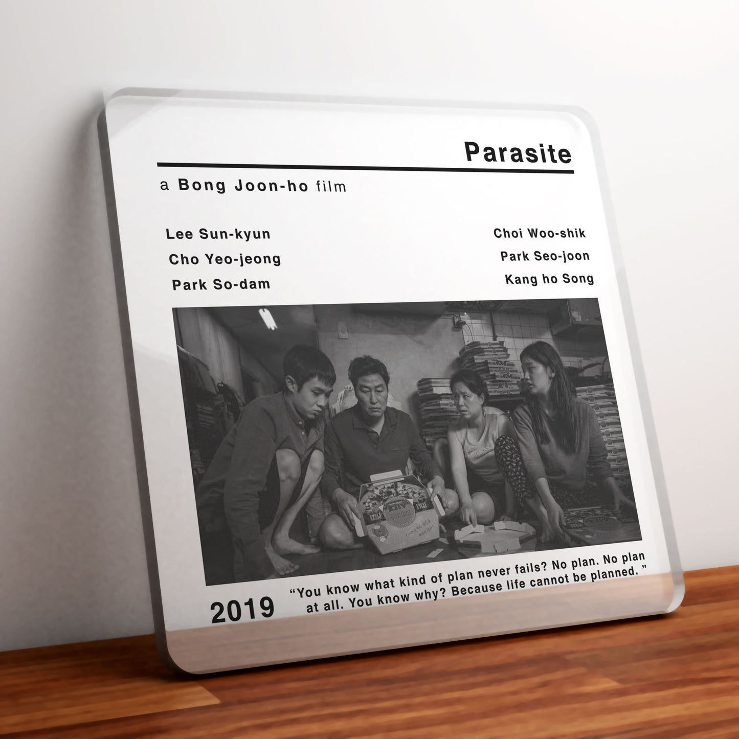 Parasite Movie Film Coaster