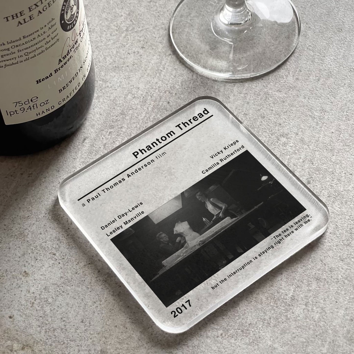 Phantom Thread Movie Film Coaster
