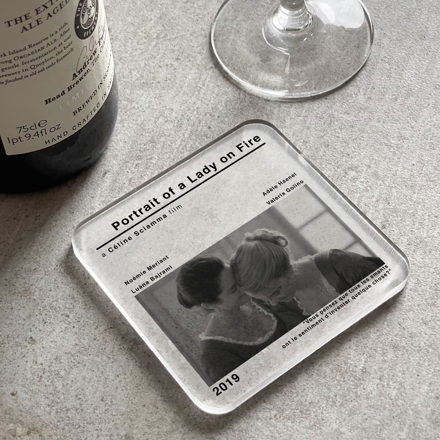 Portrait Of A Lady On Fire Movie Film Coaster