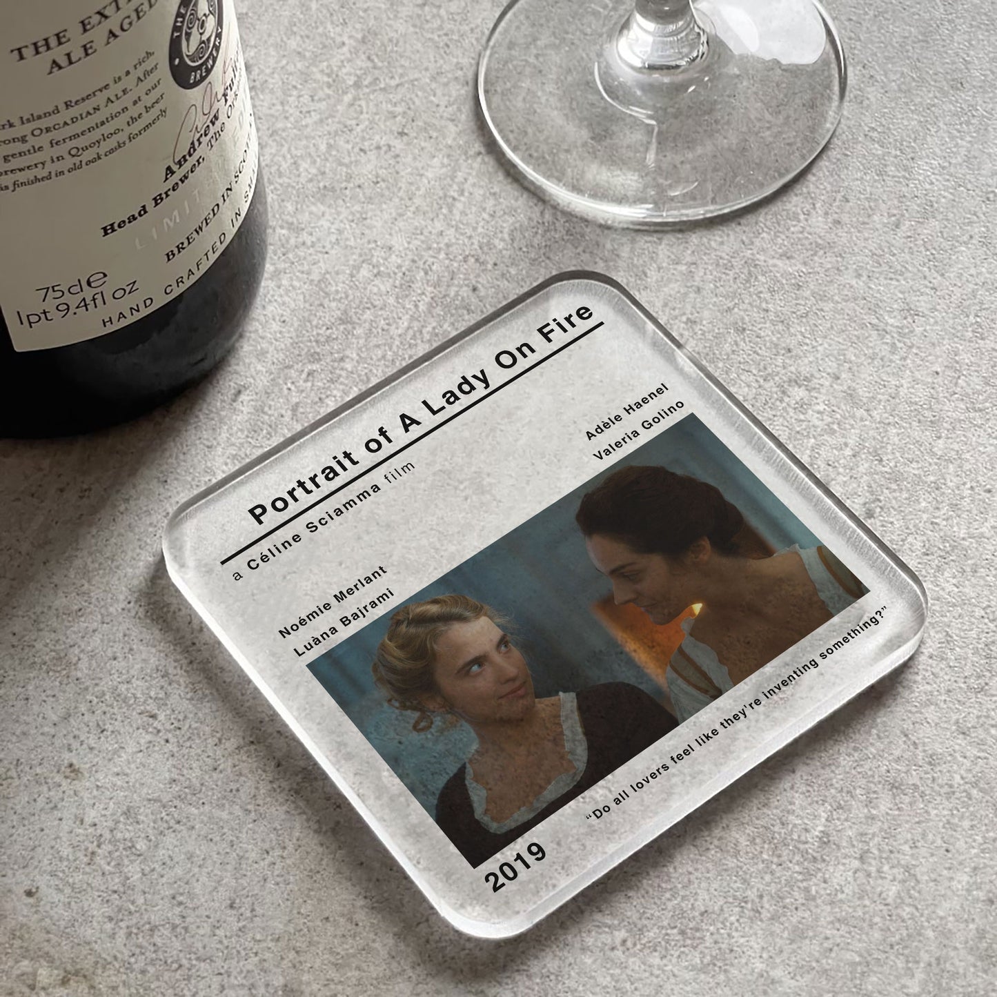 Portrait Of A Lady On Fire Movie Film Coaster