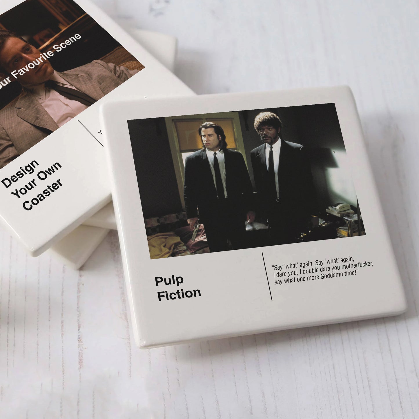 Pulp Fiction Ceramic Movie Drinks Coaster