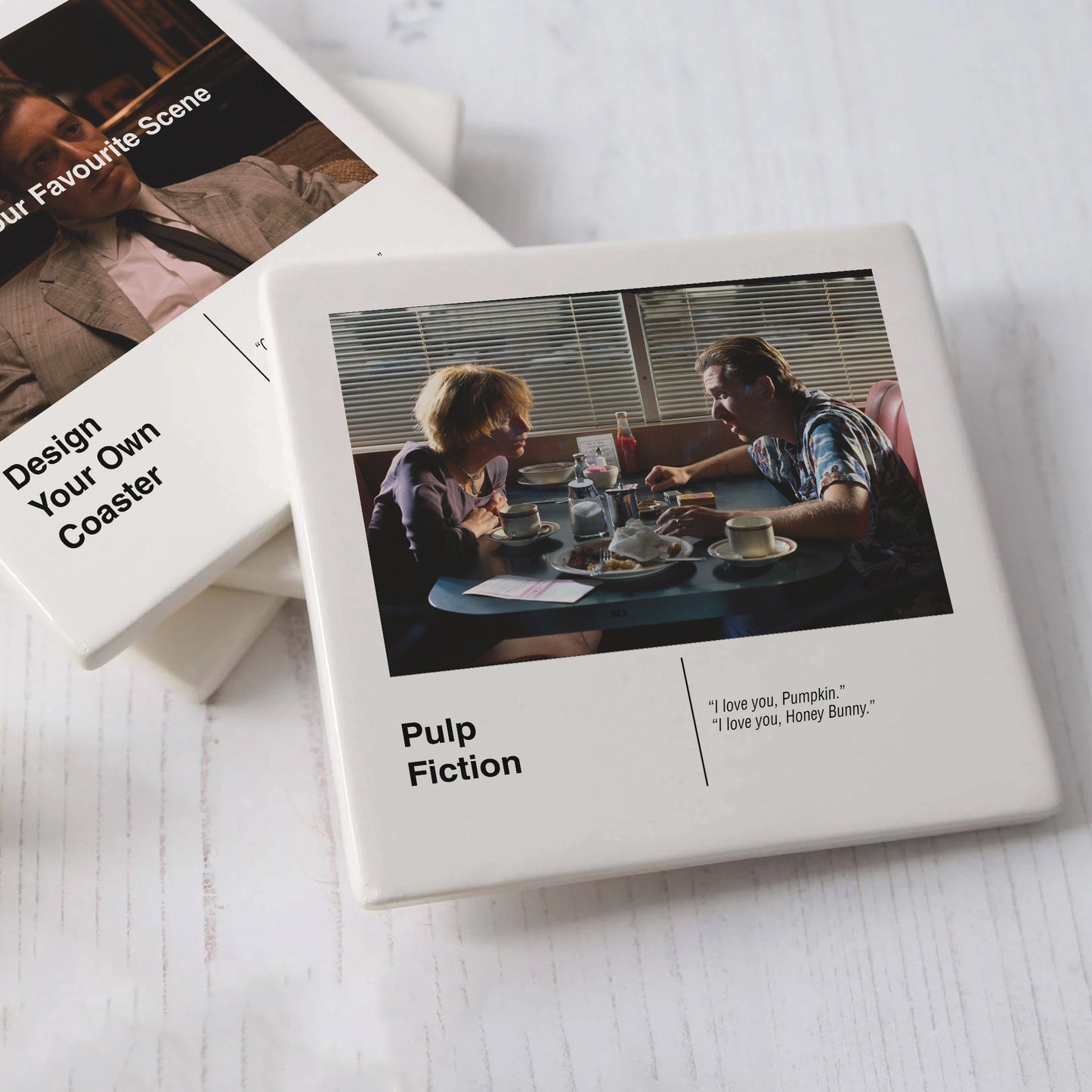 Pulp Fiction Movie Drinks Coaster