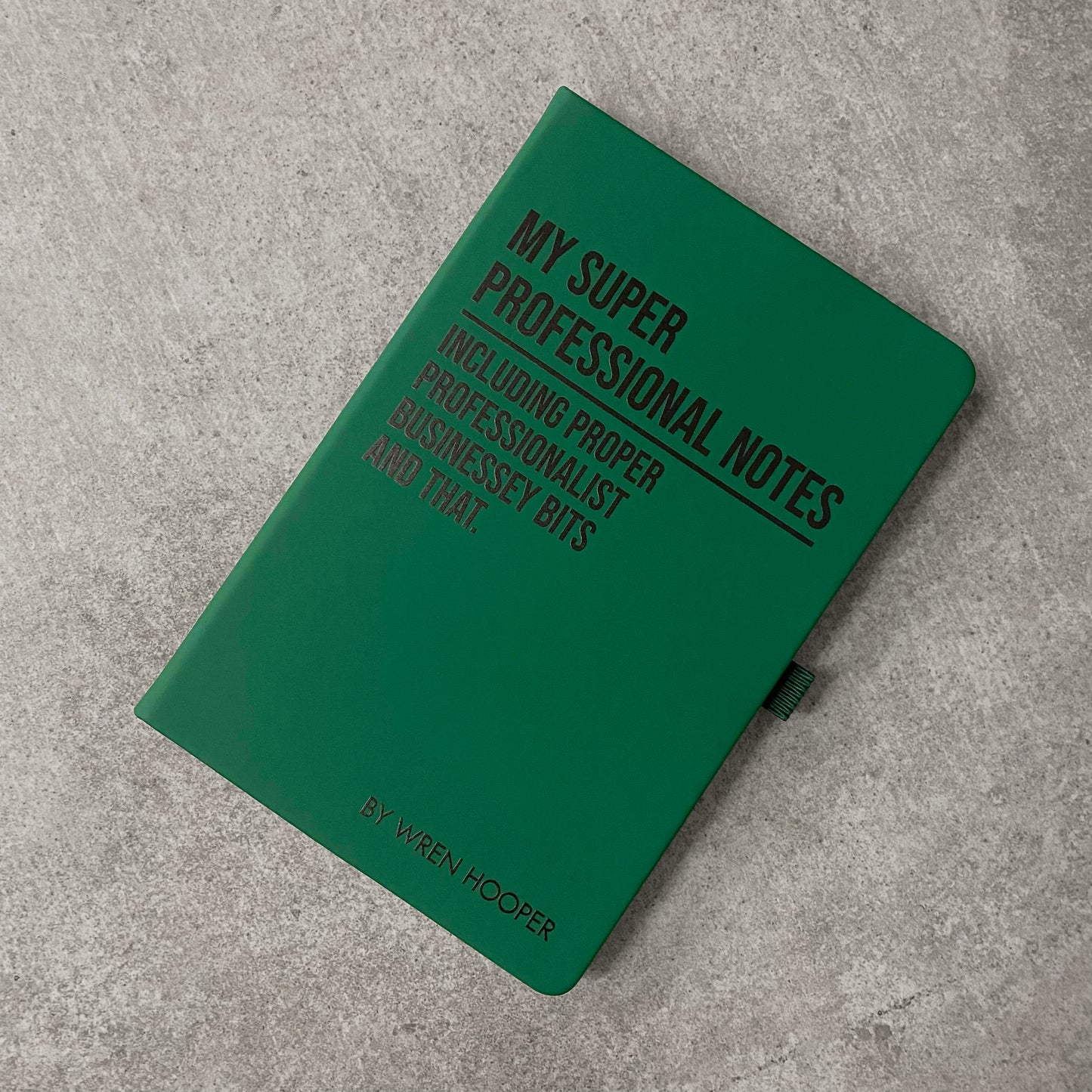 Funny Personalised "My Super Professional..." Notebook