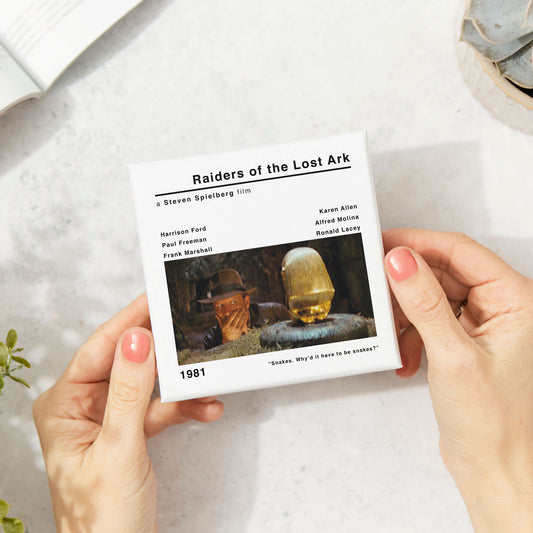 Raiders Of The Lost Ark Movie Film Coaster