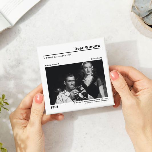 Rear Window Movie Film Coaster