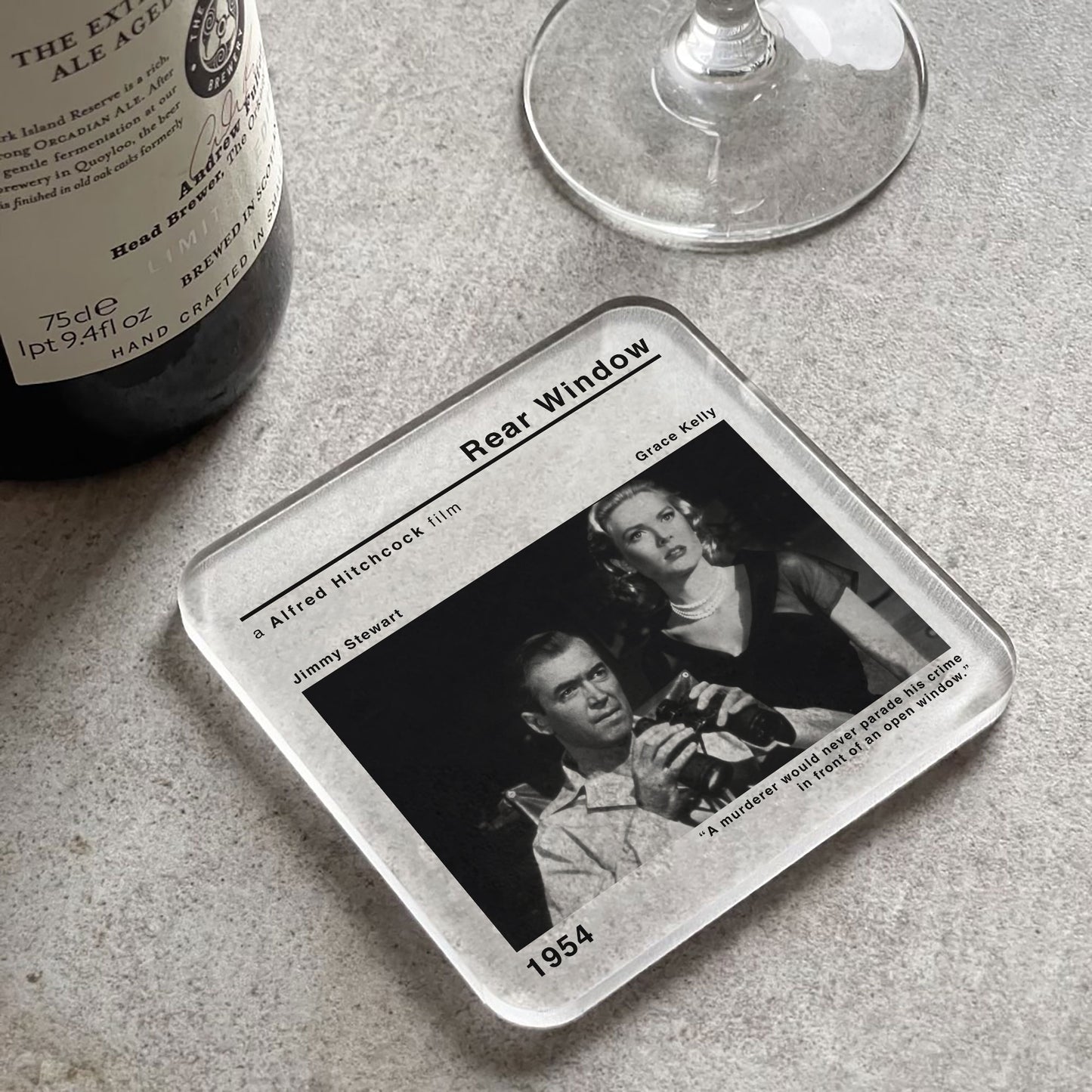 Rear Window Movie Film Coaster