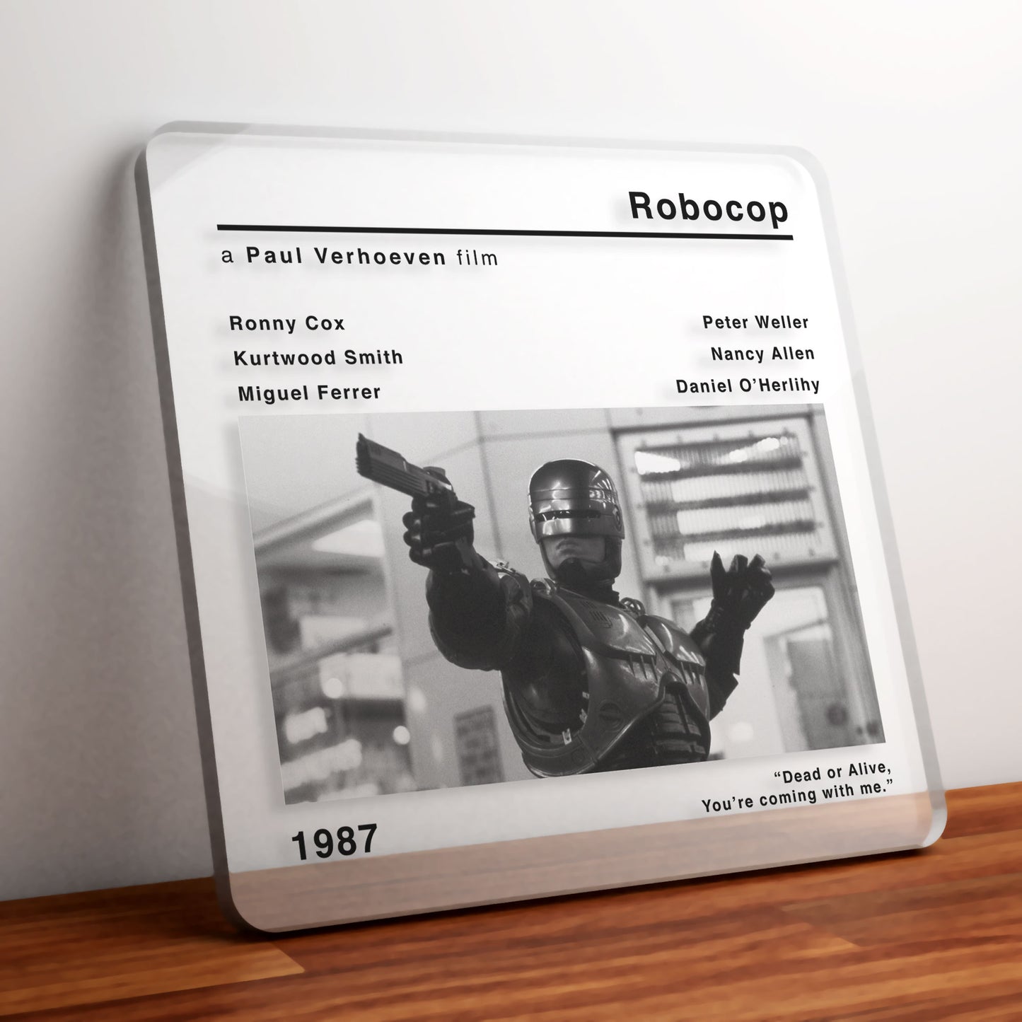 Robocop Movie Film Coaster