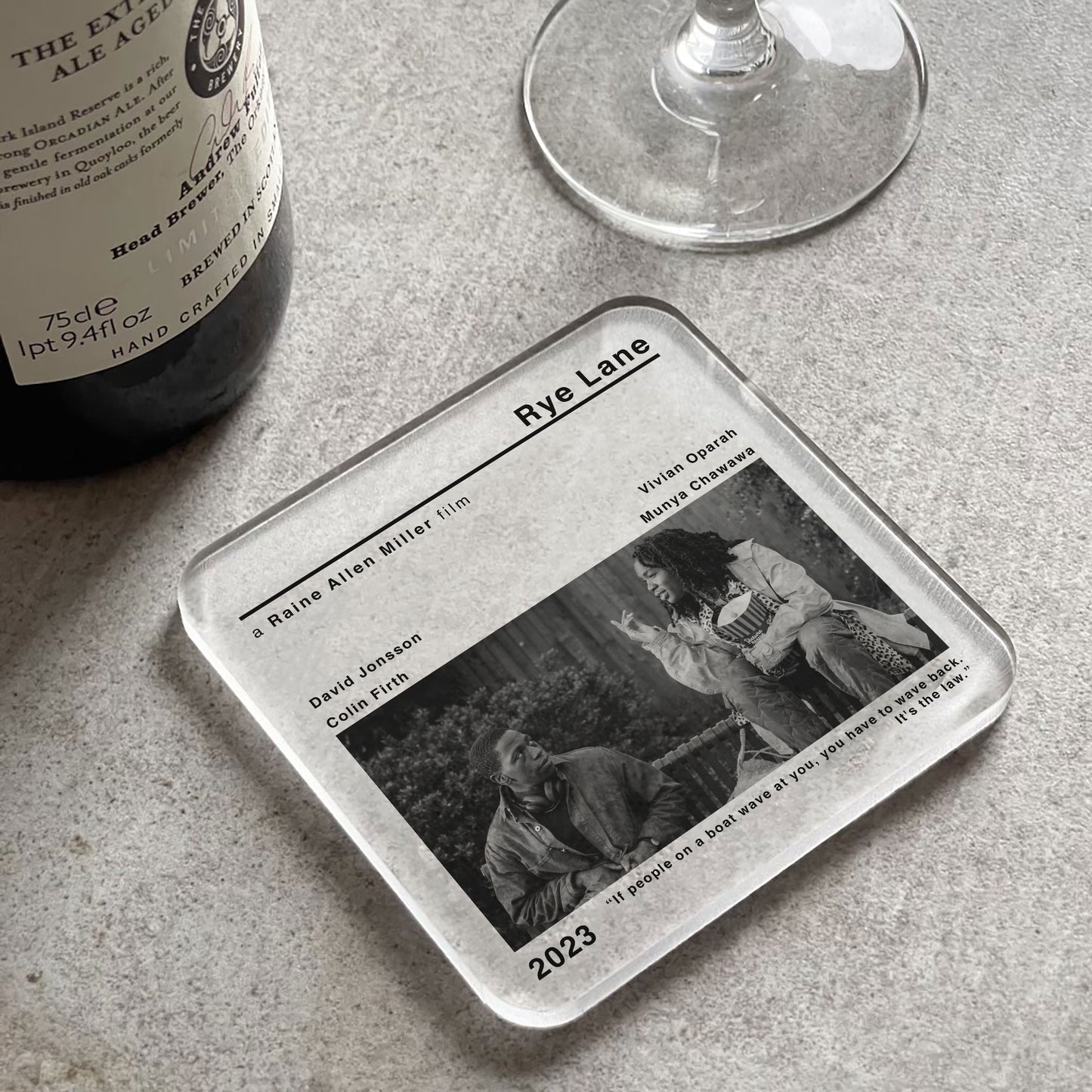 Rye Lane Movie Film Coaster