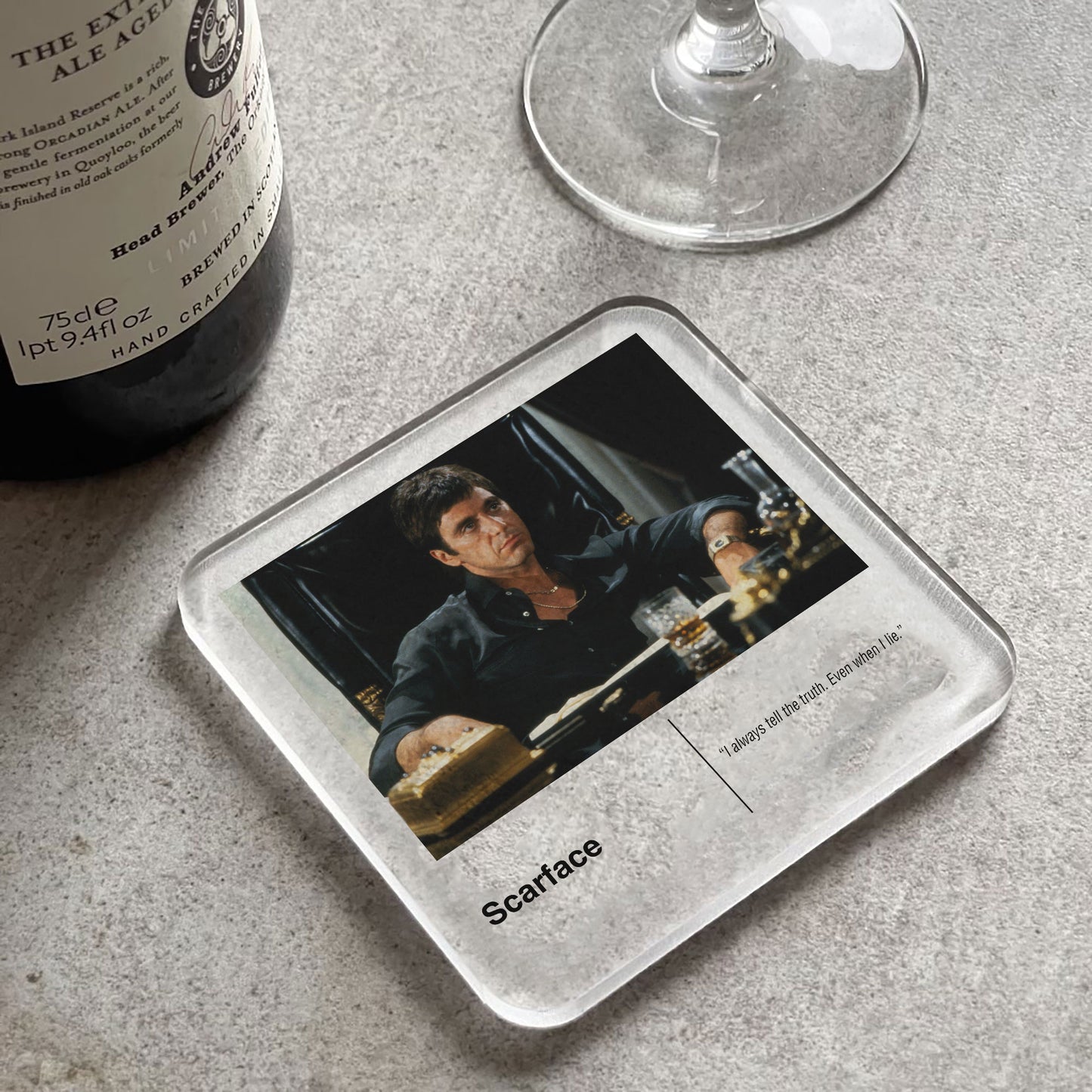 Scarface Movie Drinks Coaster