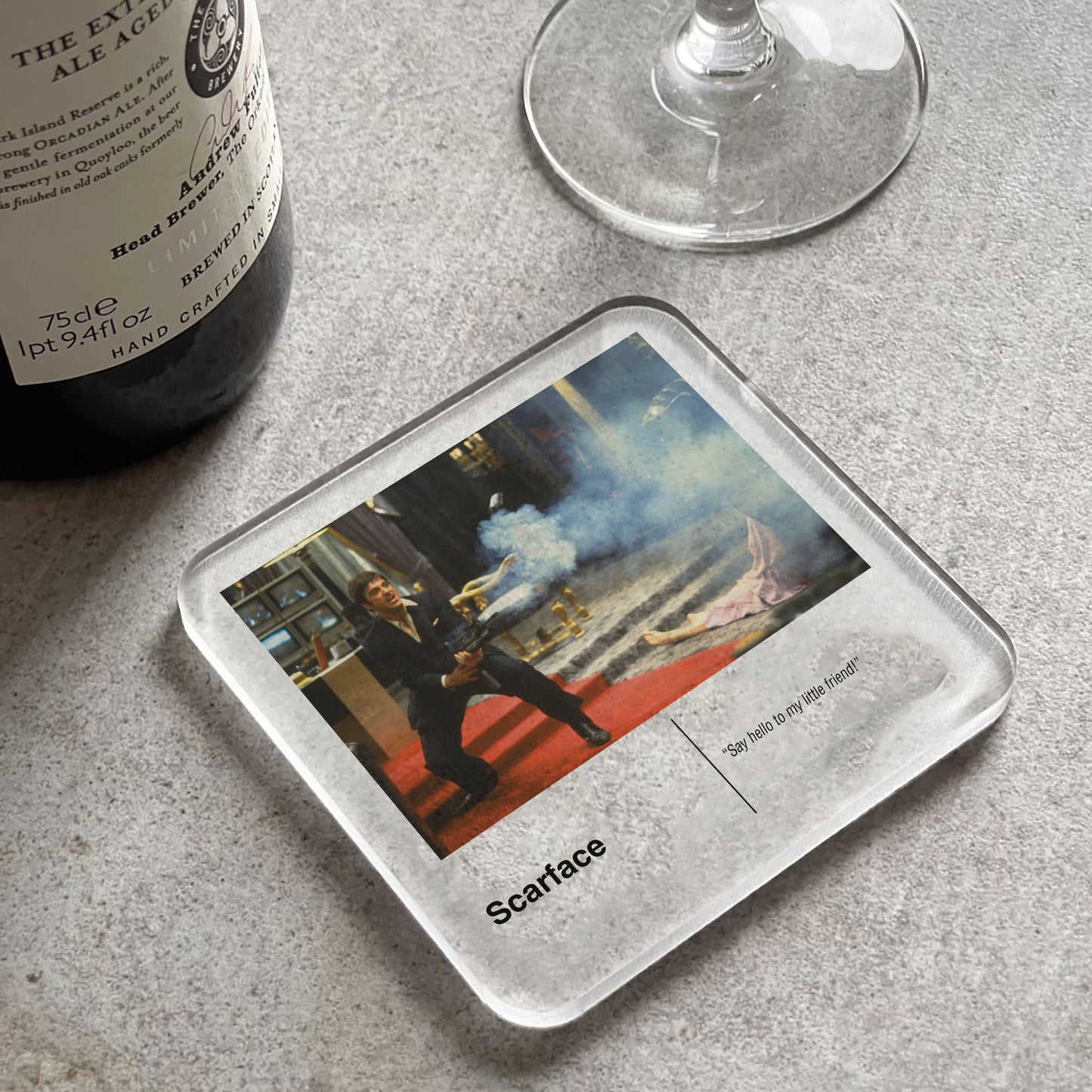 Scarface Movie Drinks Coaster