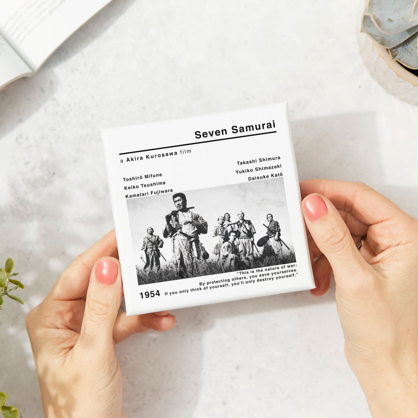 Seven Samurai Movie Film Coaster