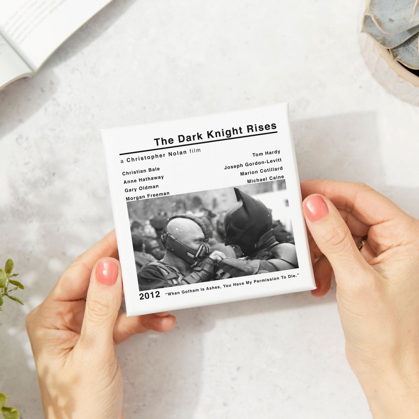 The Dark Knight Rises Movie Film Coaster