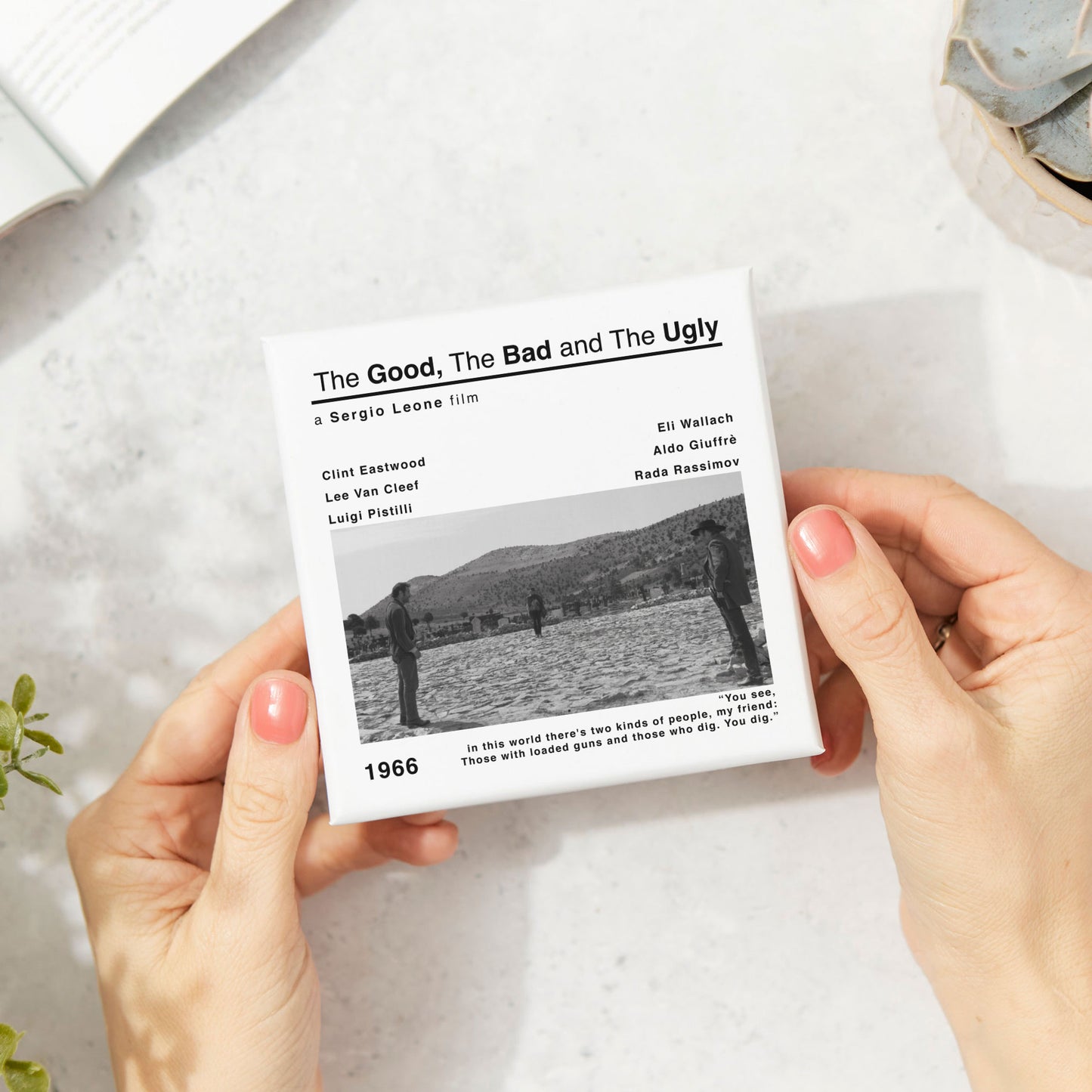 The Good, The Bad and The Ugly Movie Film Coaster