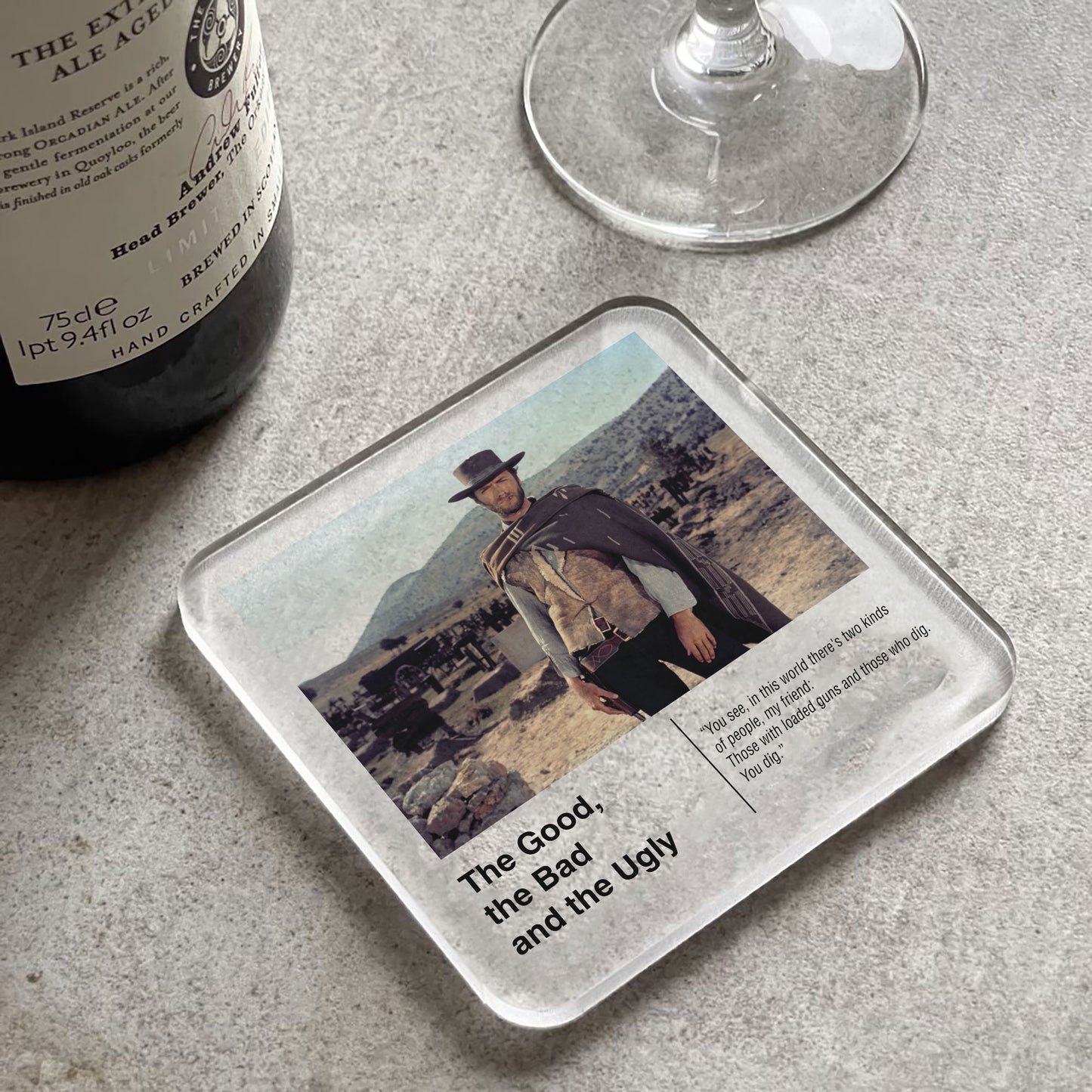 The Good, The Bad And The Ugly Movie Drinks Coaster
