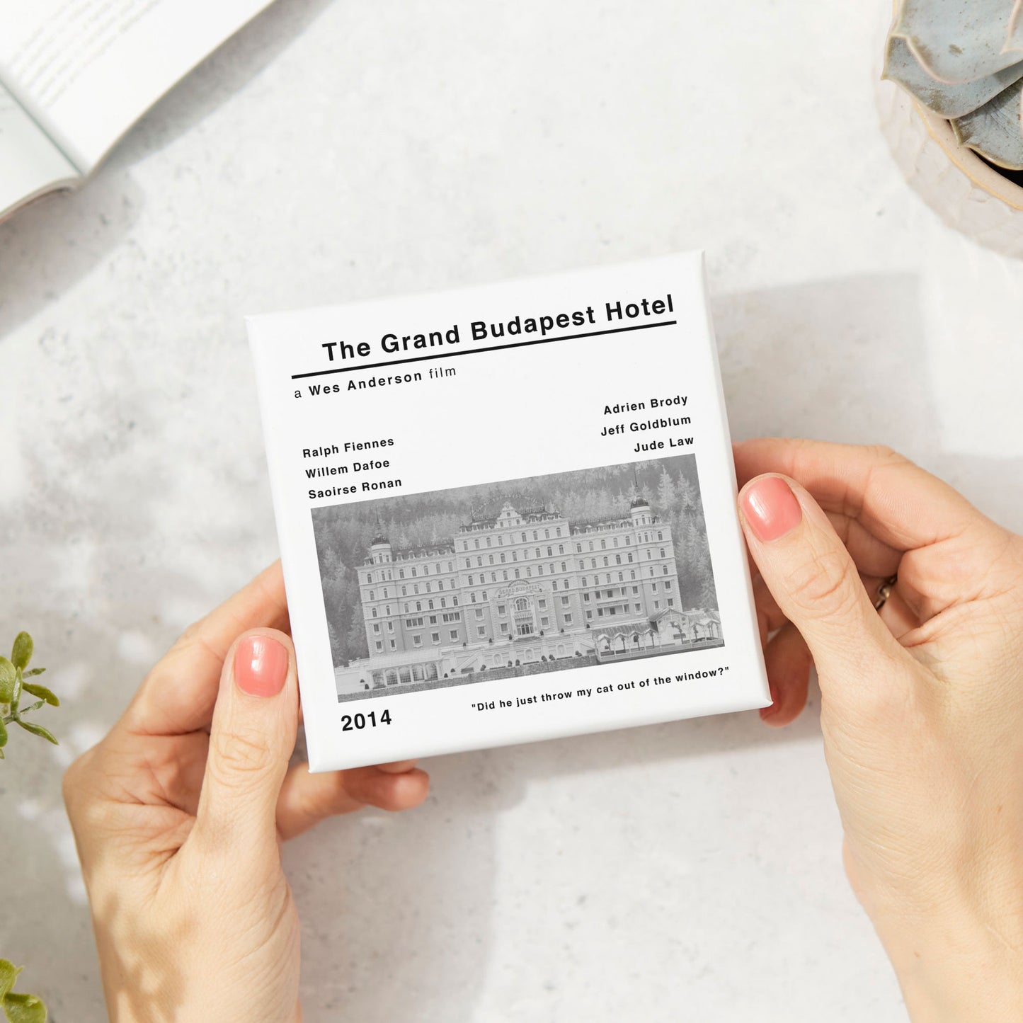 The Grand Budapest Hotel Movie Film Coaster