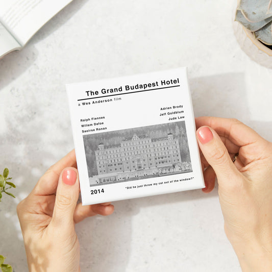 The Grand Budapest Hotel Movie Film Coaster