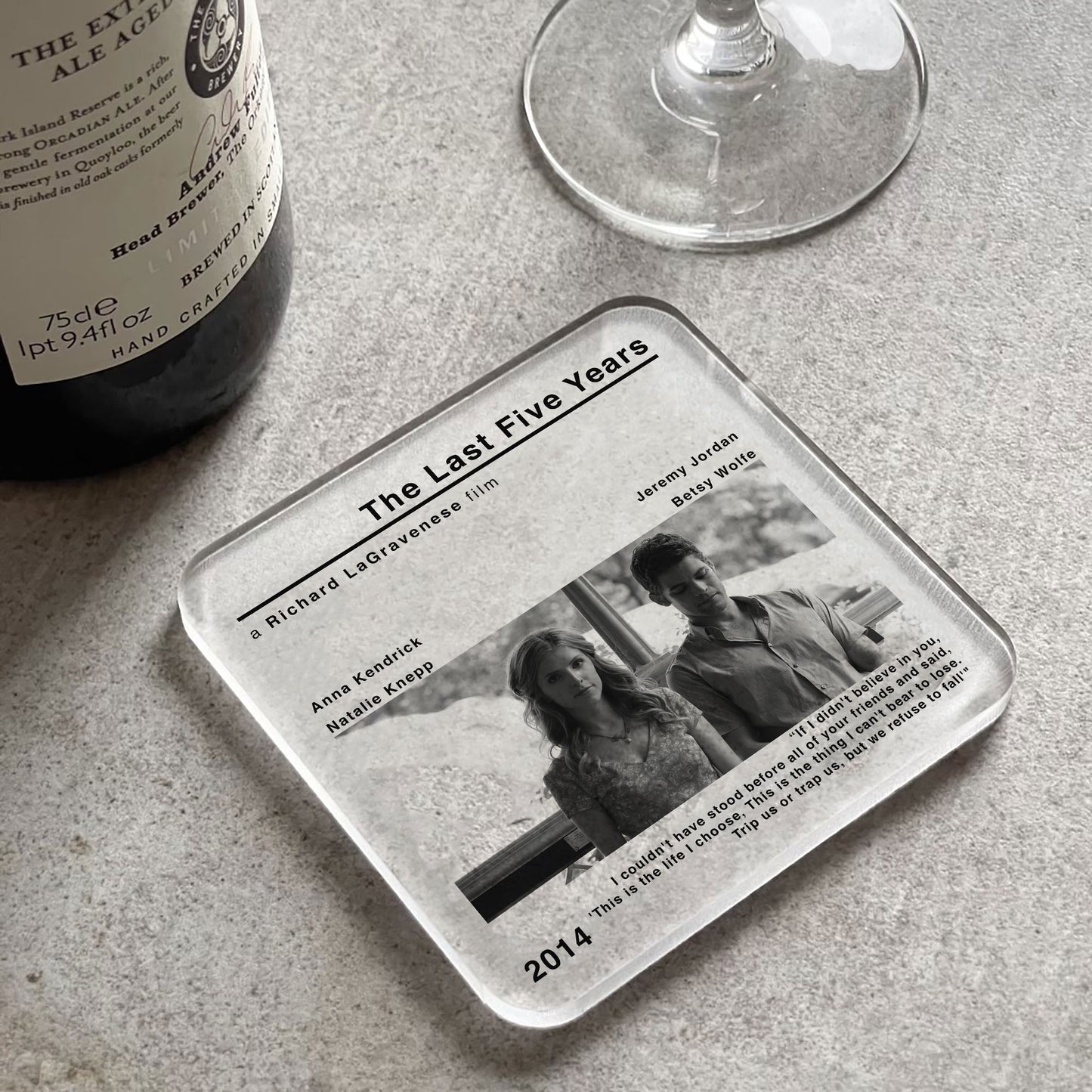 The Last Five Years Movie Film Coaster