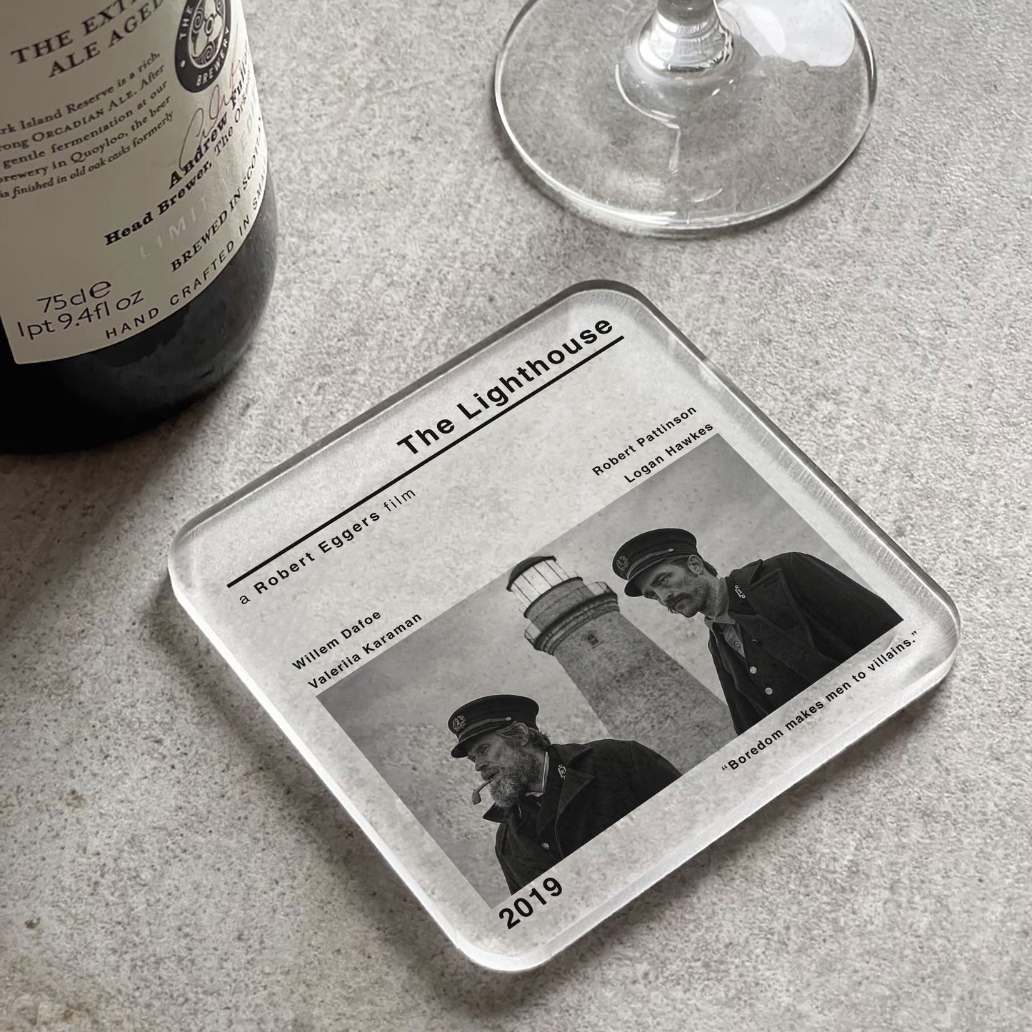 The Lighthouse Movie Film Coaster