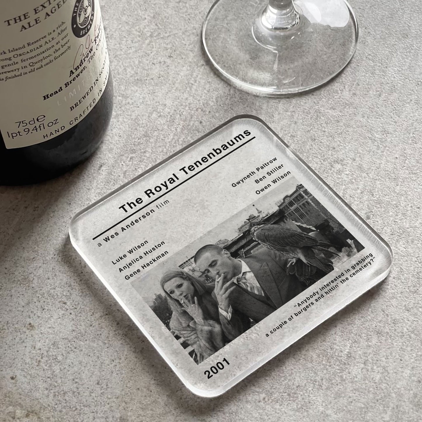 The Royal Tenenbaums Movie Film Coaster