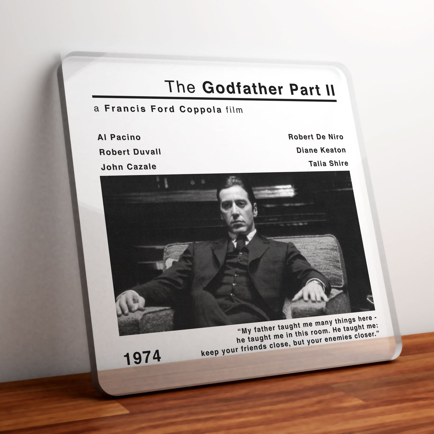 The Godfather Part 2 Movie Film Coaster