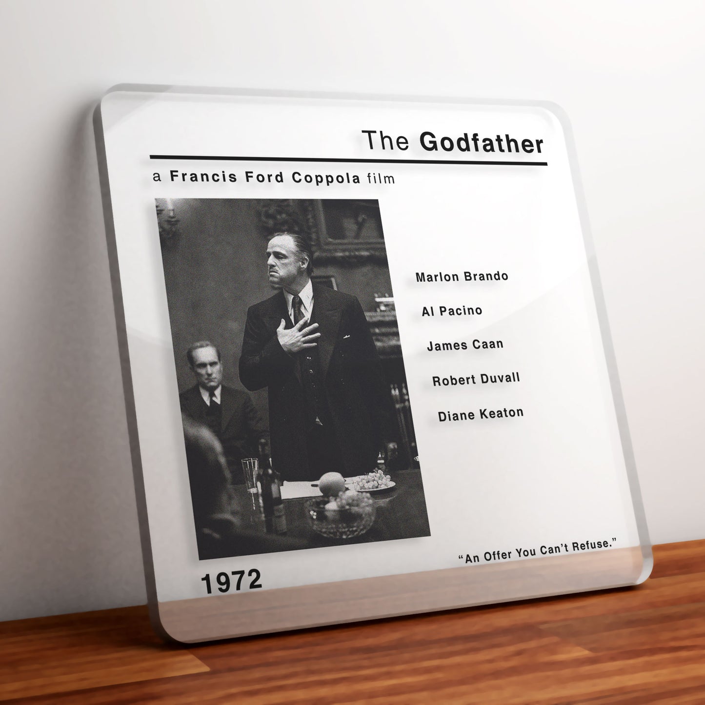 The Godfather Movie Film Coaster