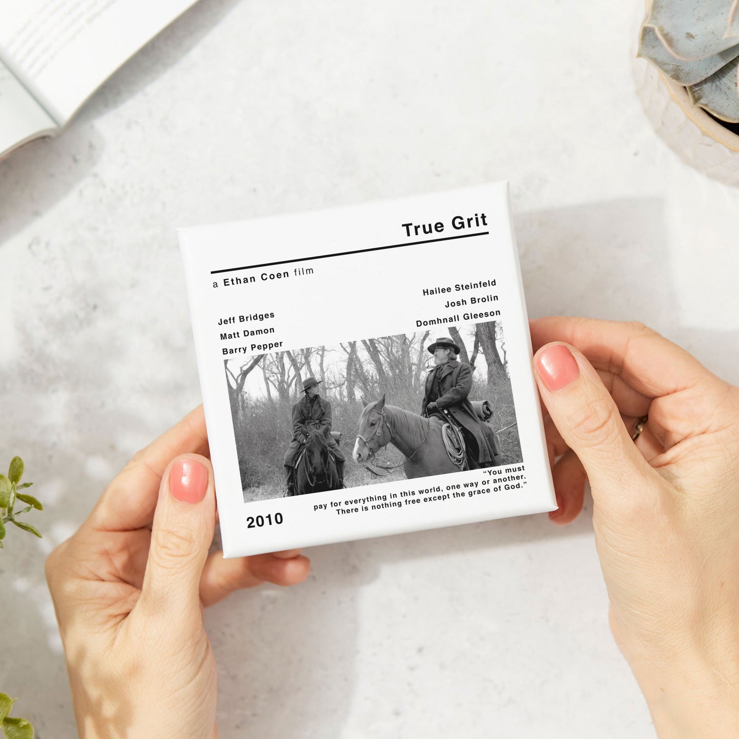 True Grit Movie Film Coaster