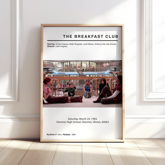 The Breakfast Club Movie Poster