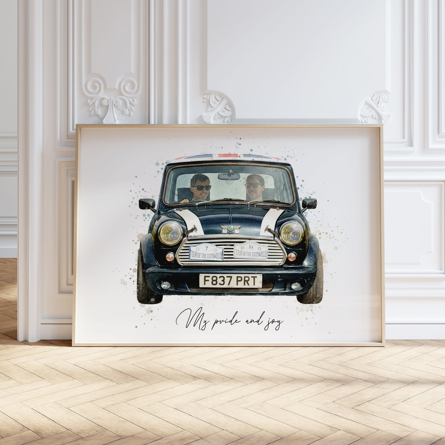 Personalised Car Watercolour Print From Your Photo