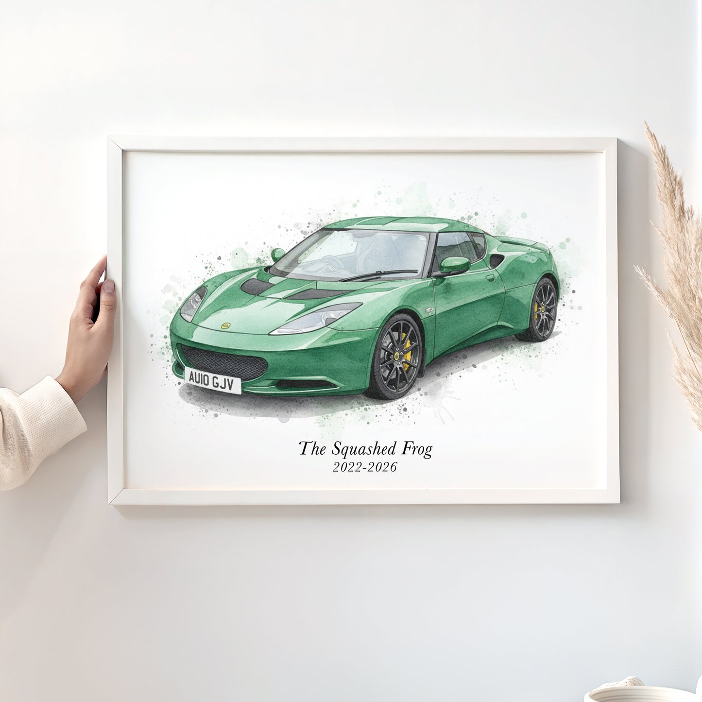 Personalised Car Watercolour Print From Your Photo