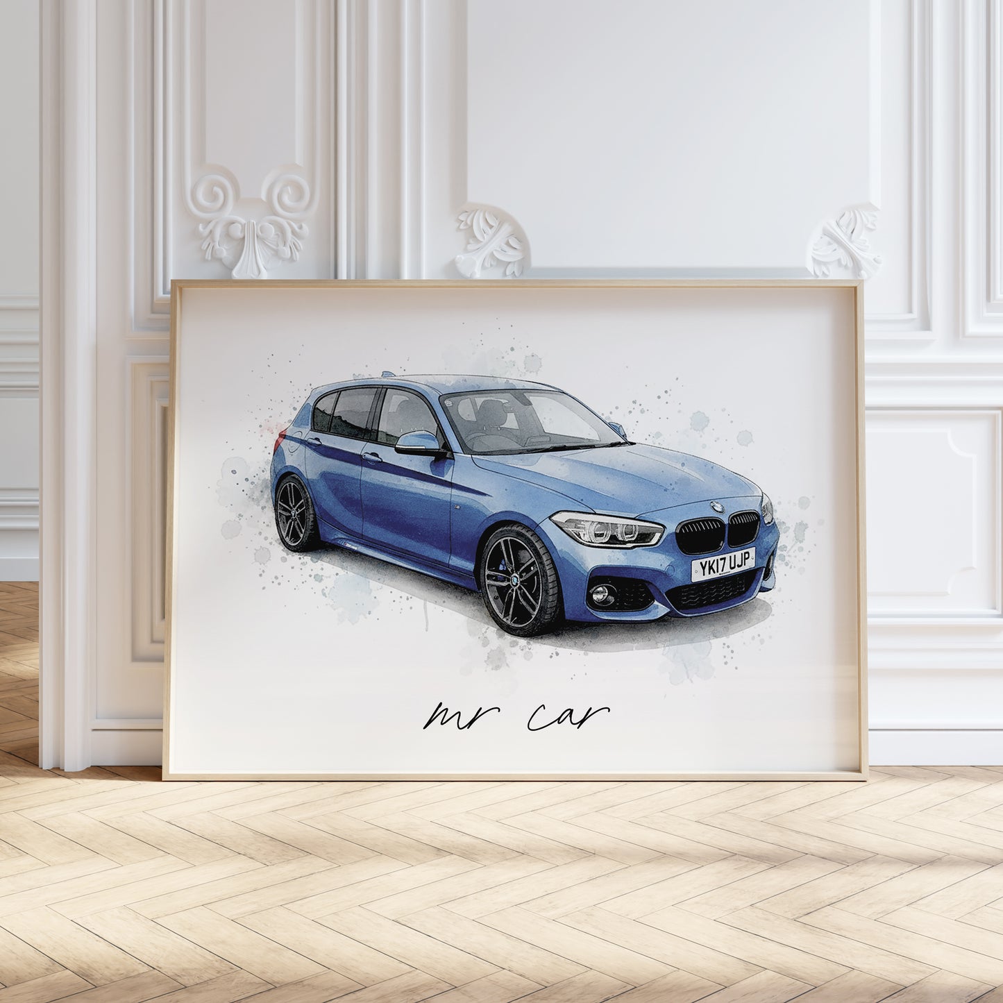 Personalised Car Watercolour Print From Your Photo