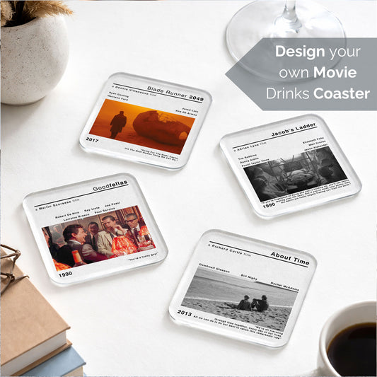 Design Your Own Custom Movie Film Coaster
