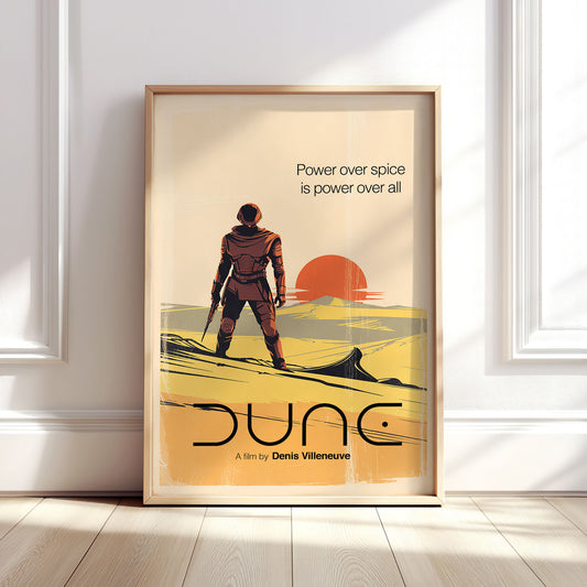 Dune Mid-Century Graphic Design Movie Poster