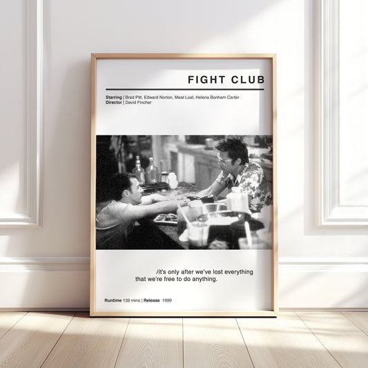 Fight Club Movie Poster