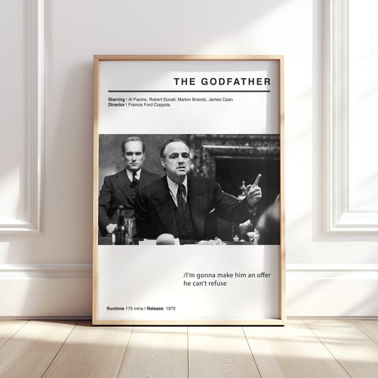 The Godfather Movie Poster
