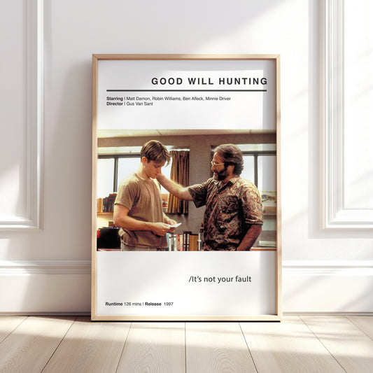 Good Will Hunting Movie Poster