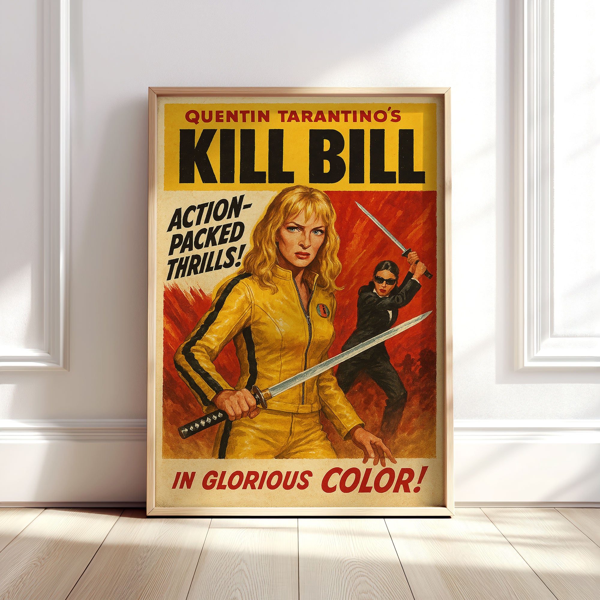 Kill Bill: Vol 1 1950's B-Movie Style Wall Poster – Flossie+Fred
