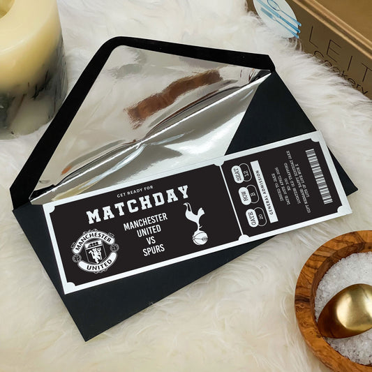 Personalised Football Matchday Ticket Keepsake