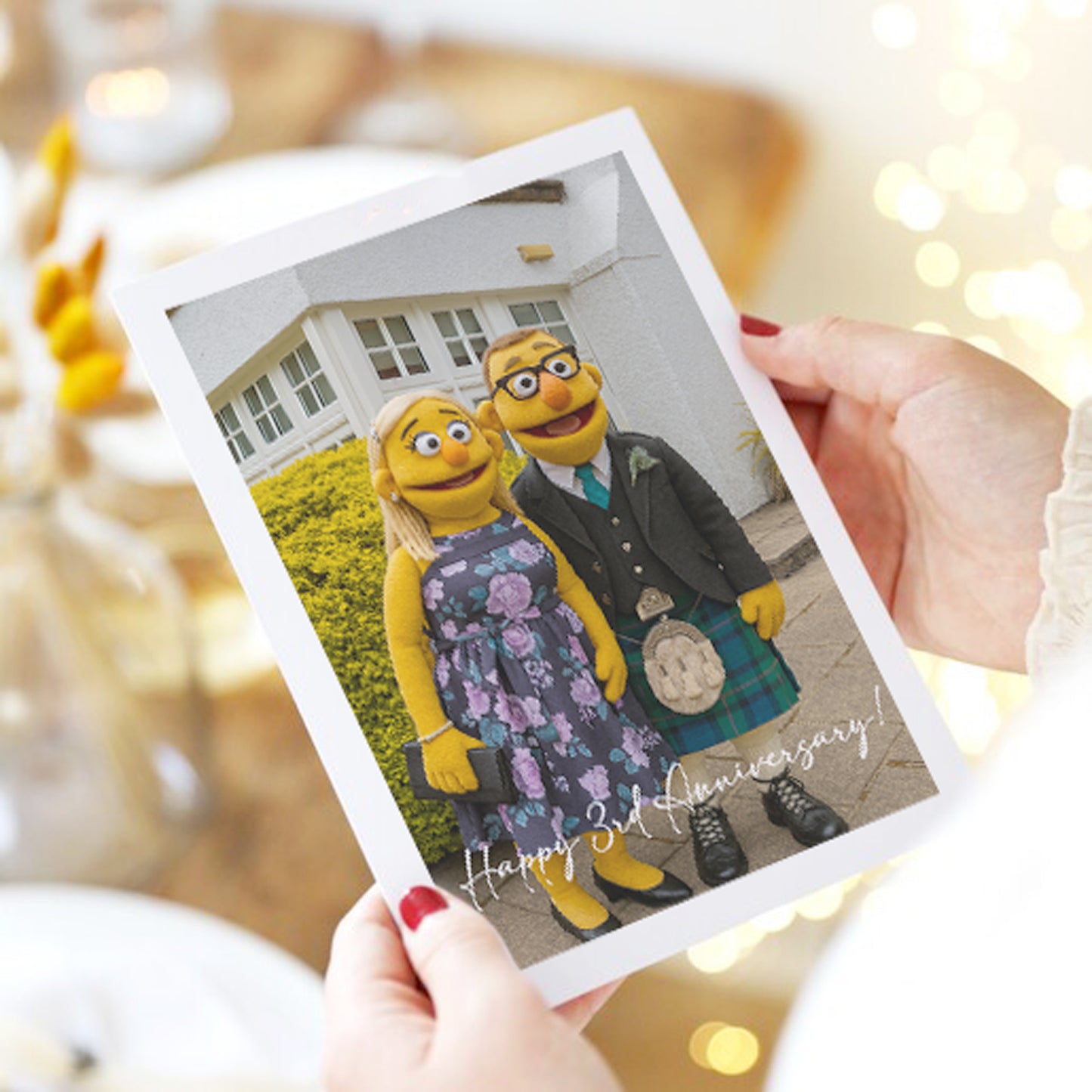 Personalised 3D Animated Puppet Card
