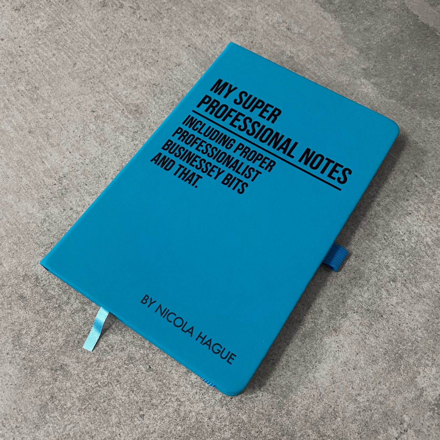 Funny Personalised "My Super Professional..." Notebook