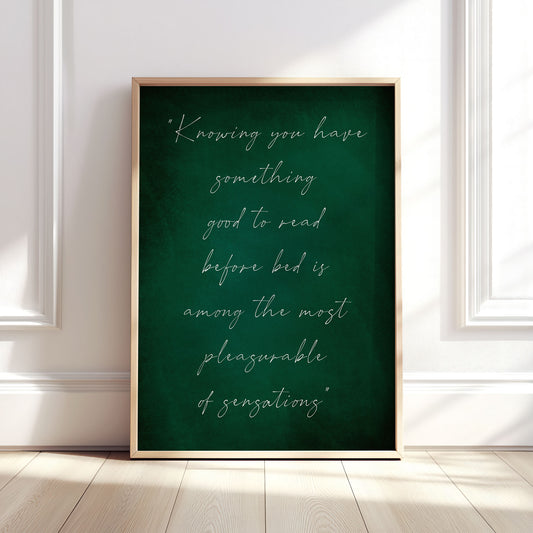 Your Own Quote Custom Print - Emerld Green Print