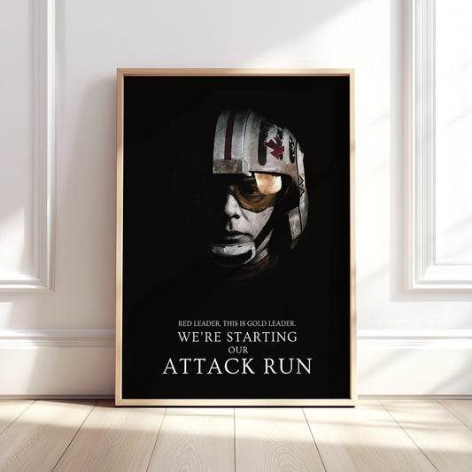 Star Wars Gold Leader Movie Poster