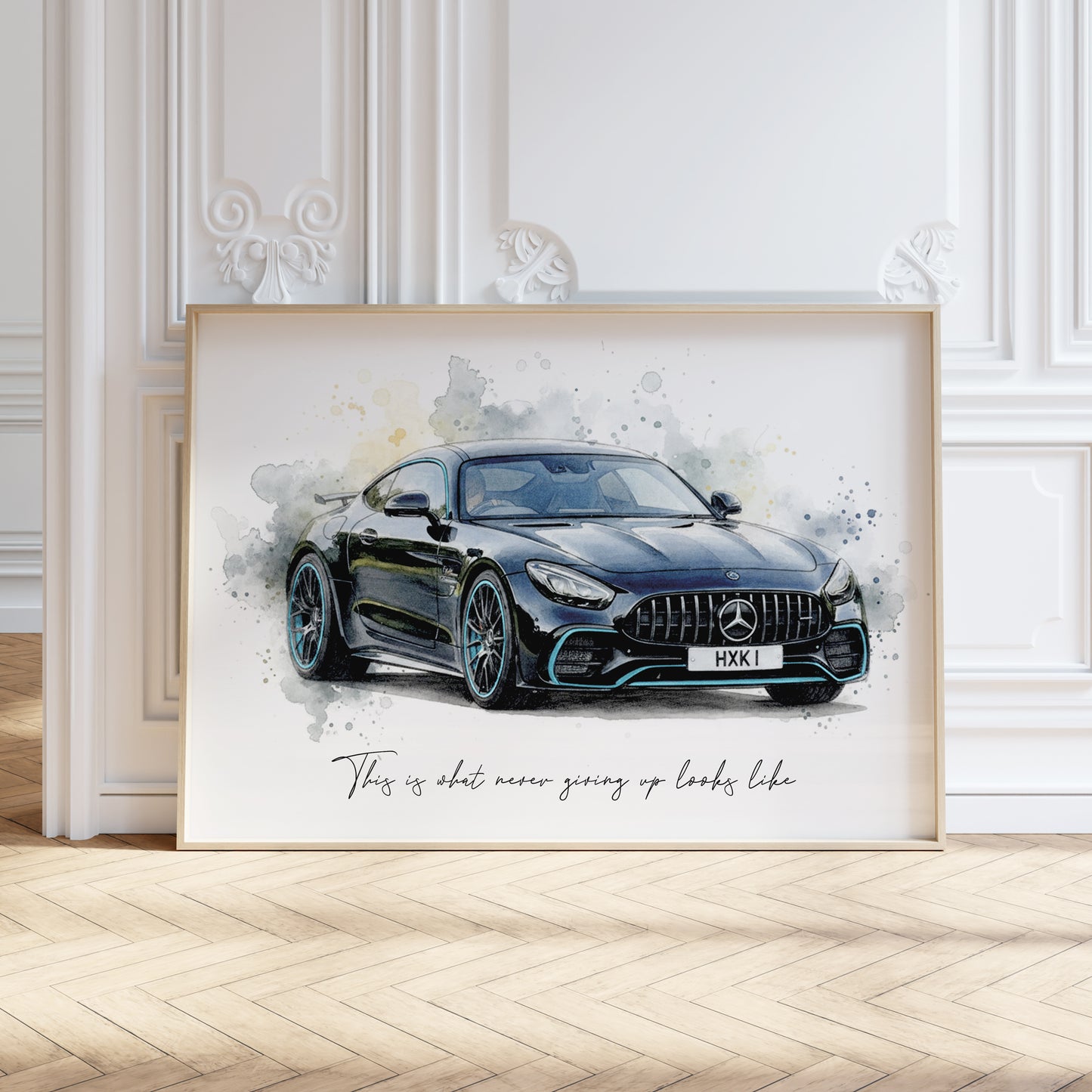 Personalised Car Watercolour Print From Your Photo