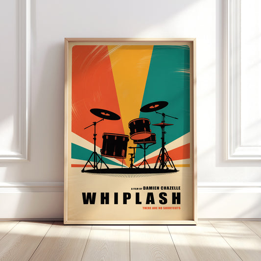 Whiplash Mid-Century Graphic Design Movie Poster